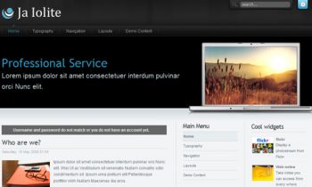 JA Iolite - Multi-use Joomla template
